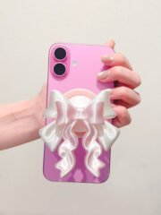 Sweet Bow Phone Stand Y2K Style Two Color Design - Image 3