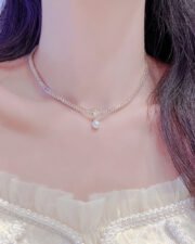 Baroque Teardrop Pearl Necklace: The Muse - Image 3