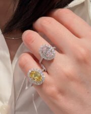 Eternal Sparkle Zircon Wedding Ring - European Luxury - Image 7