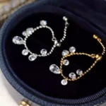Starry River Tassel Zircon Ring - Luxurious Sparkle