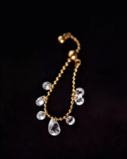 Starry River Tassel Zircon Ring - Luxurious Sparkle - Image 6