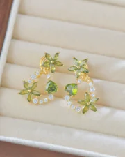 Heritage Olive Green Gemstone Set: The Empress's Wreath - Image 8